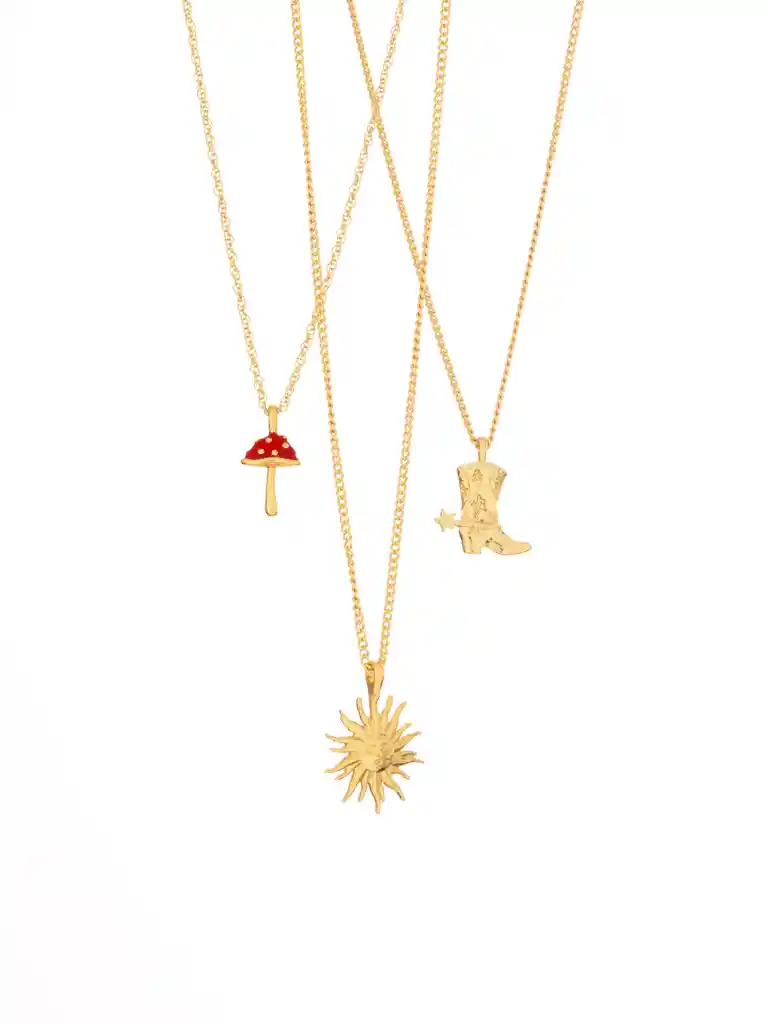 Set Collar Bota + Aretes Cactus