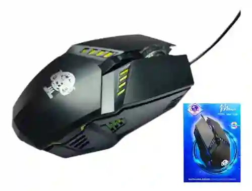 Mouse Gamer Ergonómico Con Luces Led Y Alta Precisión