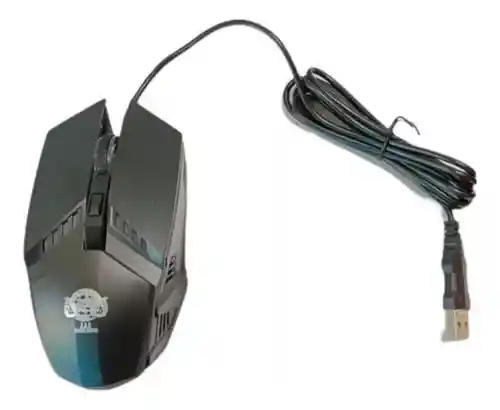 Mouse Gamer Ergonómico Con Luces Led Y Alta Precisión