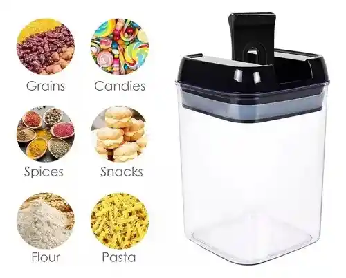 Contenedor Organizador De Cocina Despensa Plástico Set X5