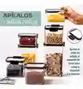 Contenedor Organizador De Cocina Despensa Plástico Set X5