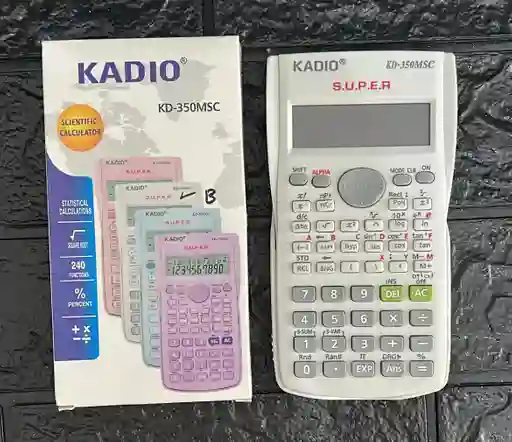Calculadora Cientifica Kadio Blanca Kd-350msc