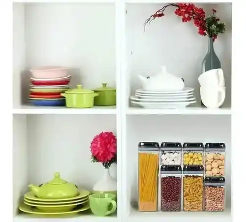 Recipientes Sellables Herméticos Para Alimentos X 7 Color Negro