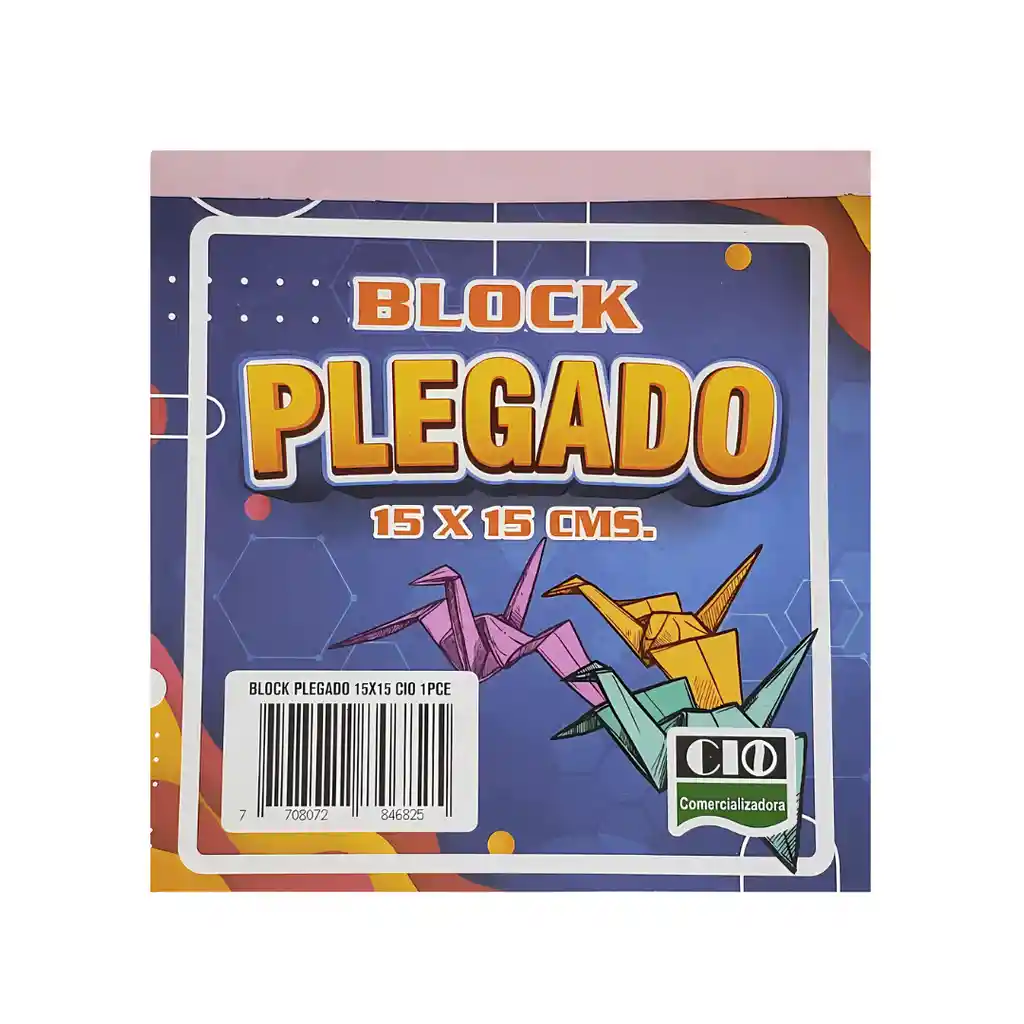 Block Plegado Iris 15x15