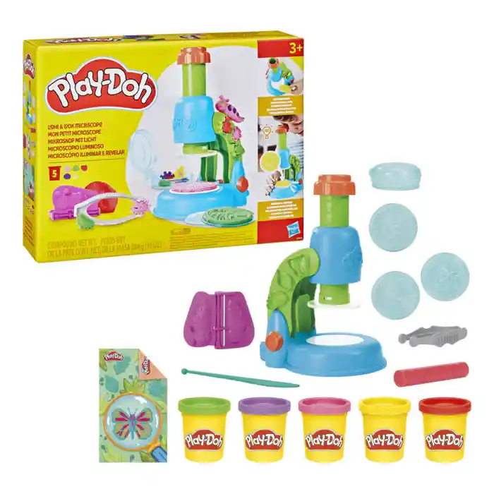 Juguete Play-doh Microscopio Explora Y Crea Para Niños