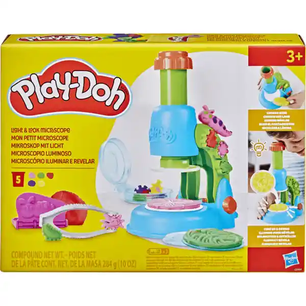Juguete Play-doh Microscopio Explora Y Crea Para Niños