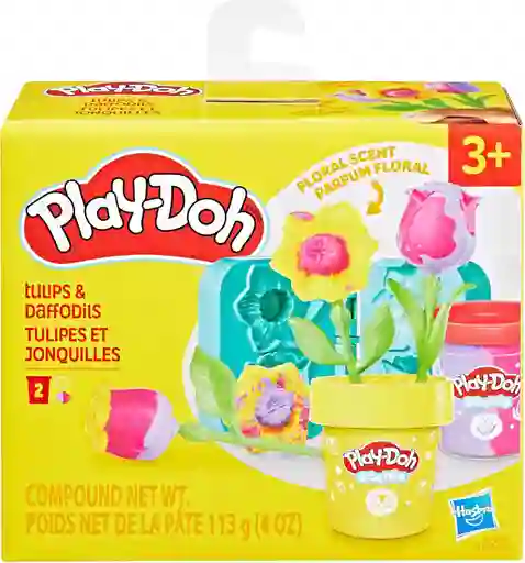 Juguete Creativos Play-doh Set Tulipanes Y Flores Para Niños