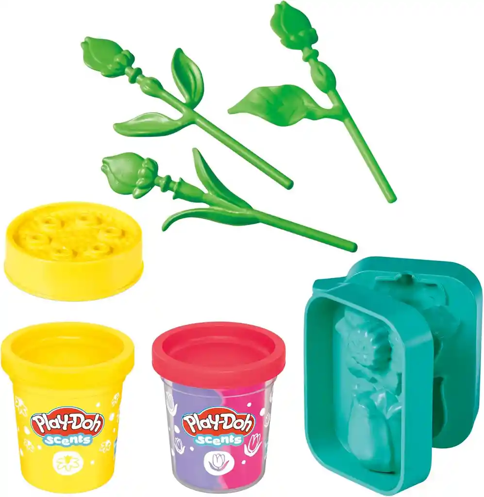 Juguete Creativos Play-doh Set Tulipanes Y Flores Para Niños