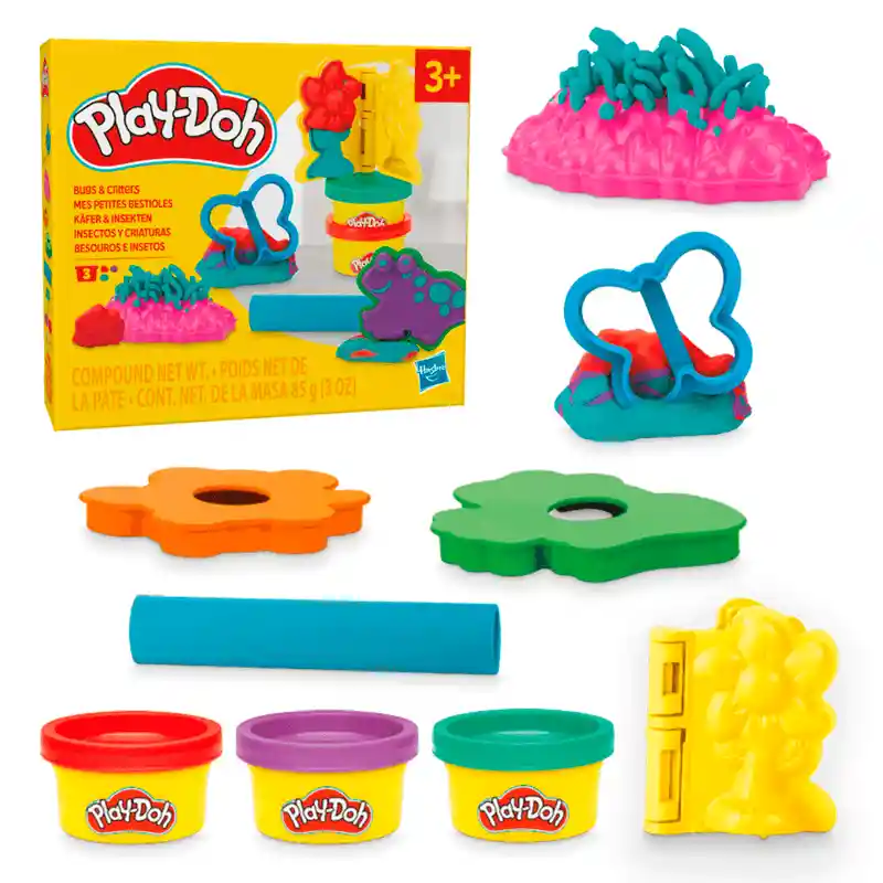 Juguete Play-doh Set Insectos Y Criaturas Creativas Niños