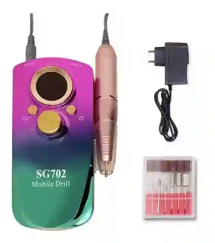 Pulidor Uñas Profesional Sg702 Portátil Recargable Inalámbrico Manicura