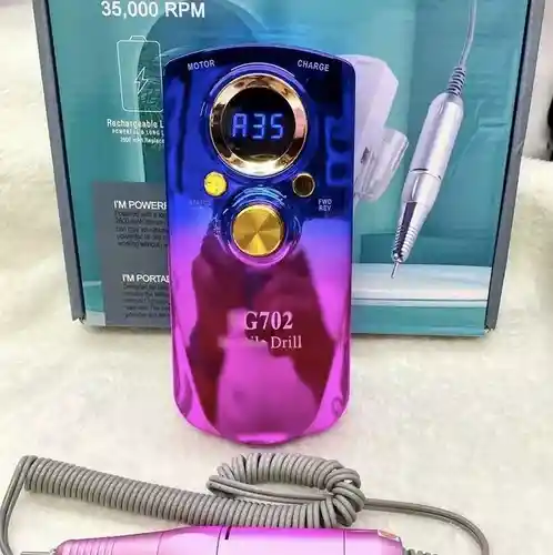Pulidor Uñas Profesional Sg702 Portátil Recargable Inalámbrico Manicura