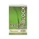 Block Bond 1/2 Carta Blanco