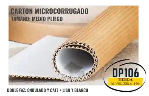 Carton Corrugado Kraft Medio Pliego X 1 Und