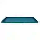 Bandeja Deco Concepts Crystal Blue 18x2x18cm Azul Hierro