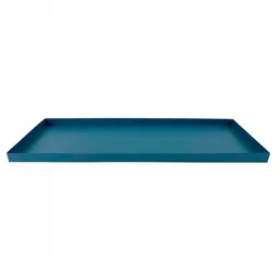 Bandeja Deco Concepts Crystal Blue 18x2x18cm Azul Hierro