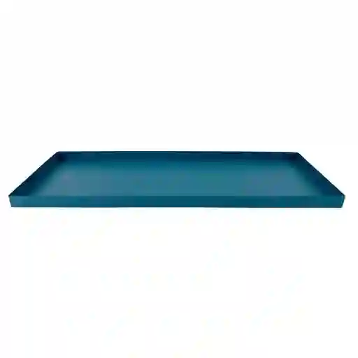 Bandeja Deco Concepts Crystal Blue 18x2x18cm Azul Hierro