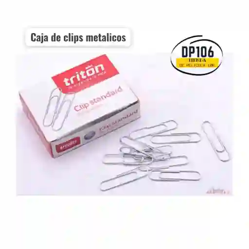 Clips Metalico X 100 Und