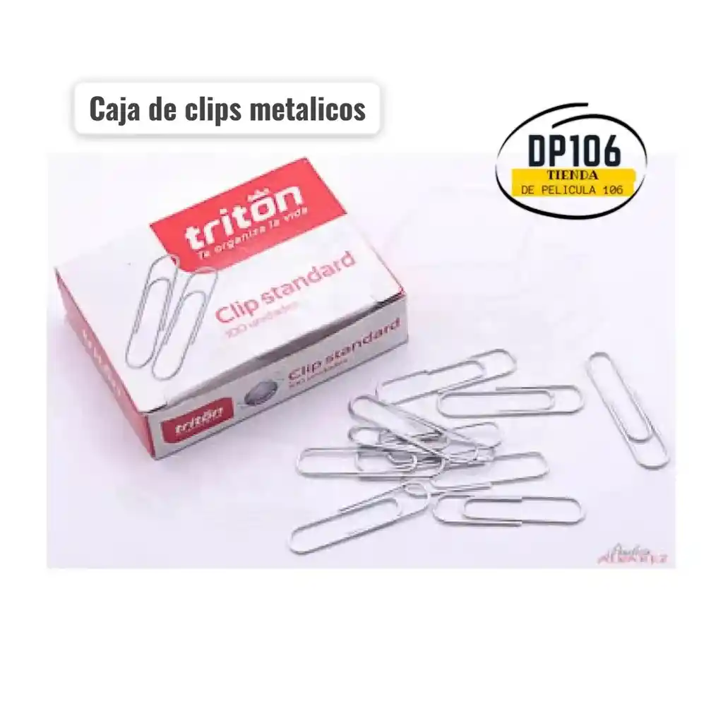 Clips Metalico X 100 Und