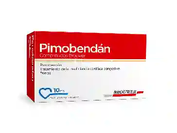 Pimobendan Brouwer 10 Mg Caja X 20 Comprimidos