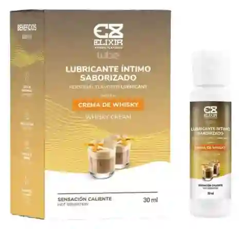 Lubricante Whiskey Caliente Anal Vaginal Oral Comestible Saborizado Sexo Marca Premium Elixir Lub Sabor Whisky