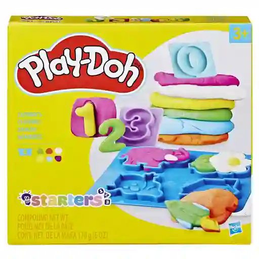 Juguete Play-doh Set Números Y Figuras Educativo Para Niños