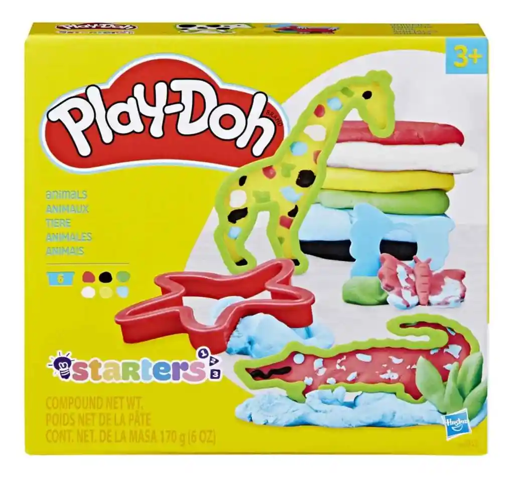 Juguete Play-doh Set Animales Y Figuras Creativas Para Niños