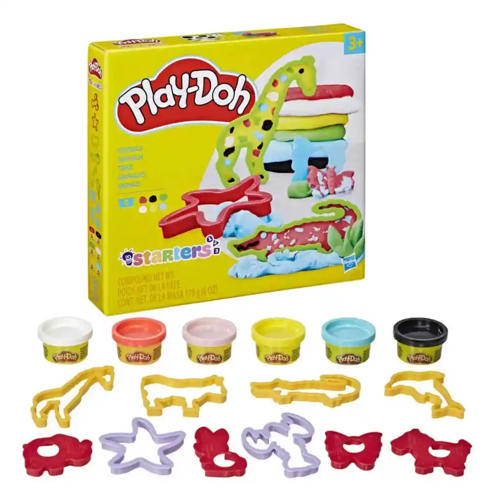 Juguete Play-doh Set Animales Y Figuras Creativas Para Niños
