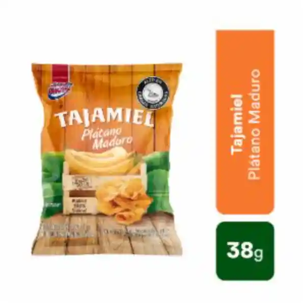 Tajaditas Super Ricas Platano Maduro 38g X 12 Und