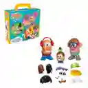 Juguete Familia Cara De Papa Con Accesorios Para Niños