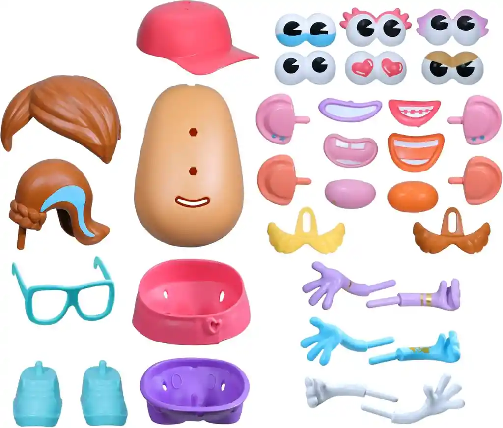 Juguete Cara De Papa Con Accesorios 33 Piezas Para Niños