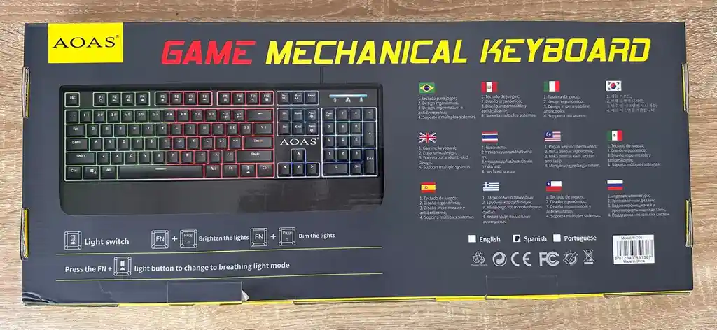 Teclado Aoas M-700