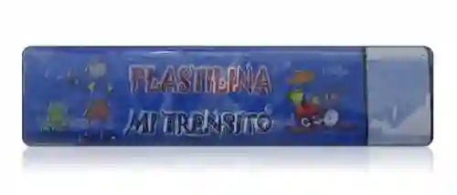 Plastilina En Barra 55 G Azul Oscuro