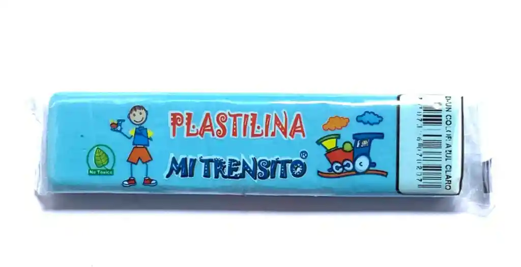 Plastilina En Barra 55 G Azul Claro