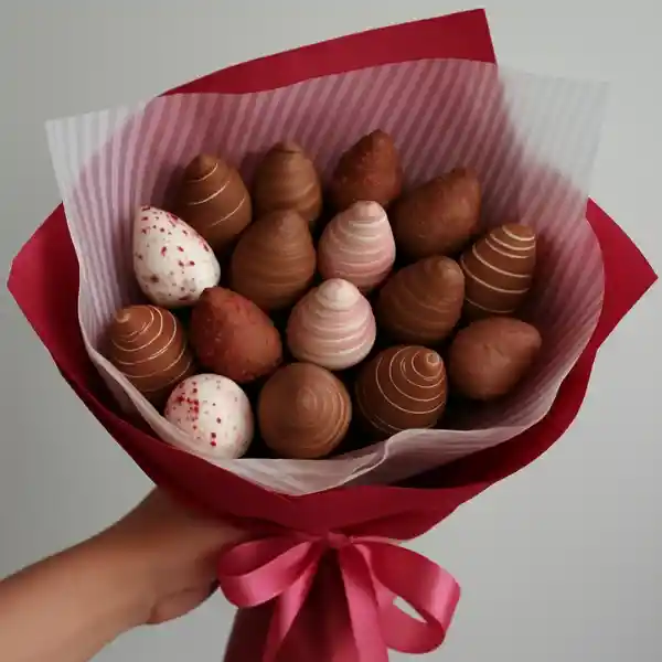 Passion Bouquet 15 Fresas