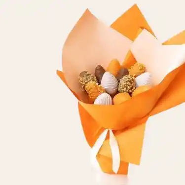 Sunset Bouquet 15 Fresas
