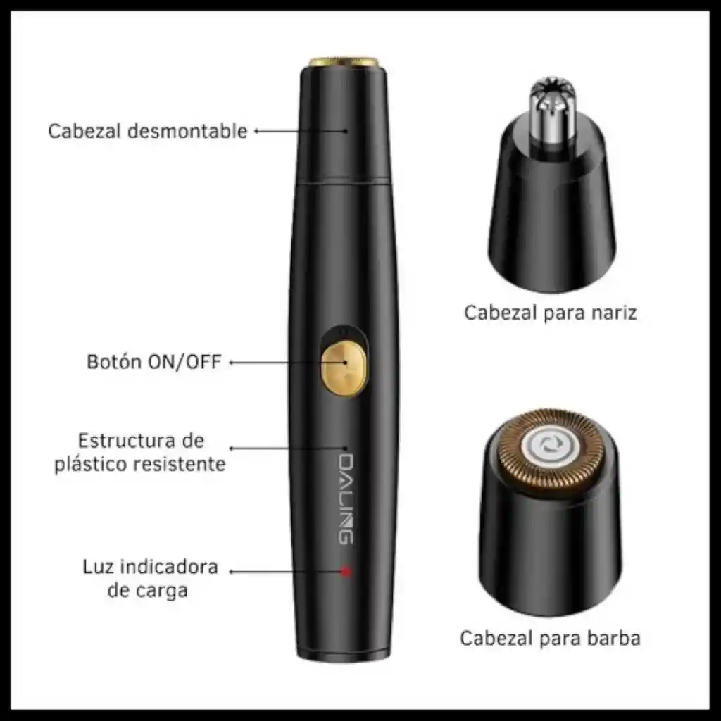 Depiladora De Nariz 2 In 1