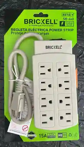 Regleta Electrica 8 Tomas Brickell