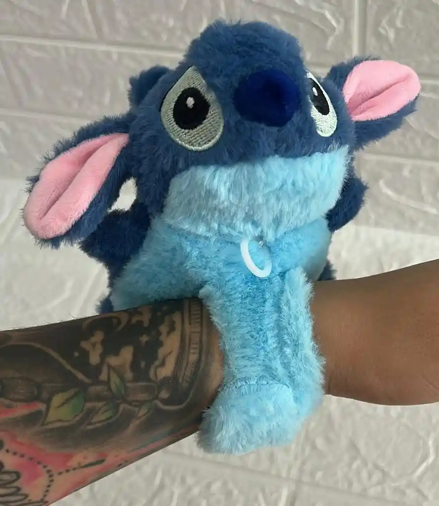 Pulcera Peluche Stitch Con Movimiento