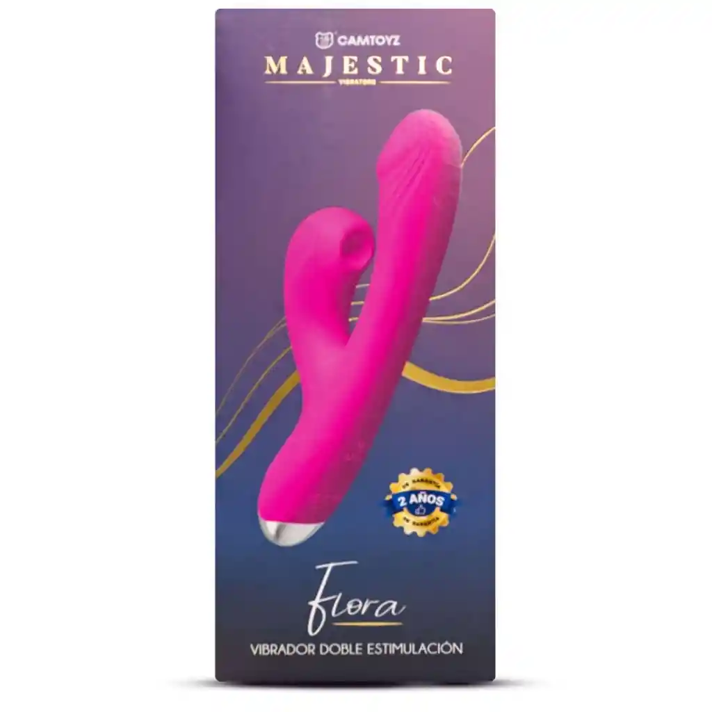 Vibrador Doble Estimulación Flora Camtoyz