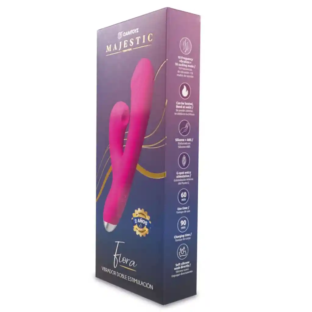 Vibrador Doble Estimulación Flora Camtoyz