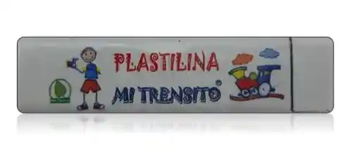 Plastilina En Barra 55r Color Blanco
