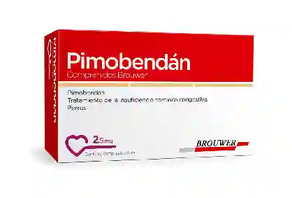 Pimobendan Brouwer 2.5 Mg Caja X 20 Comprimidos