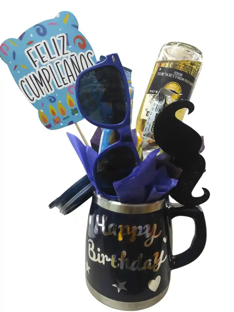 Vaso Térmico Regalo Obsequio Happy Birthday Feliz Cumpleaños X1