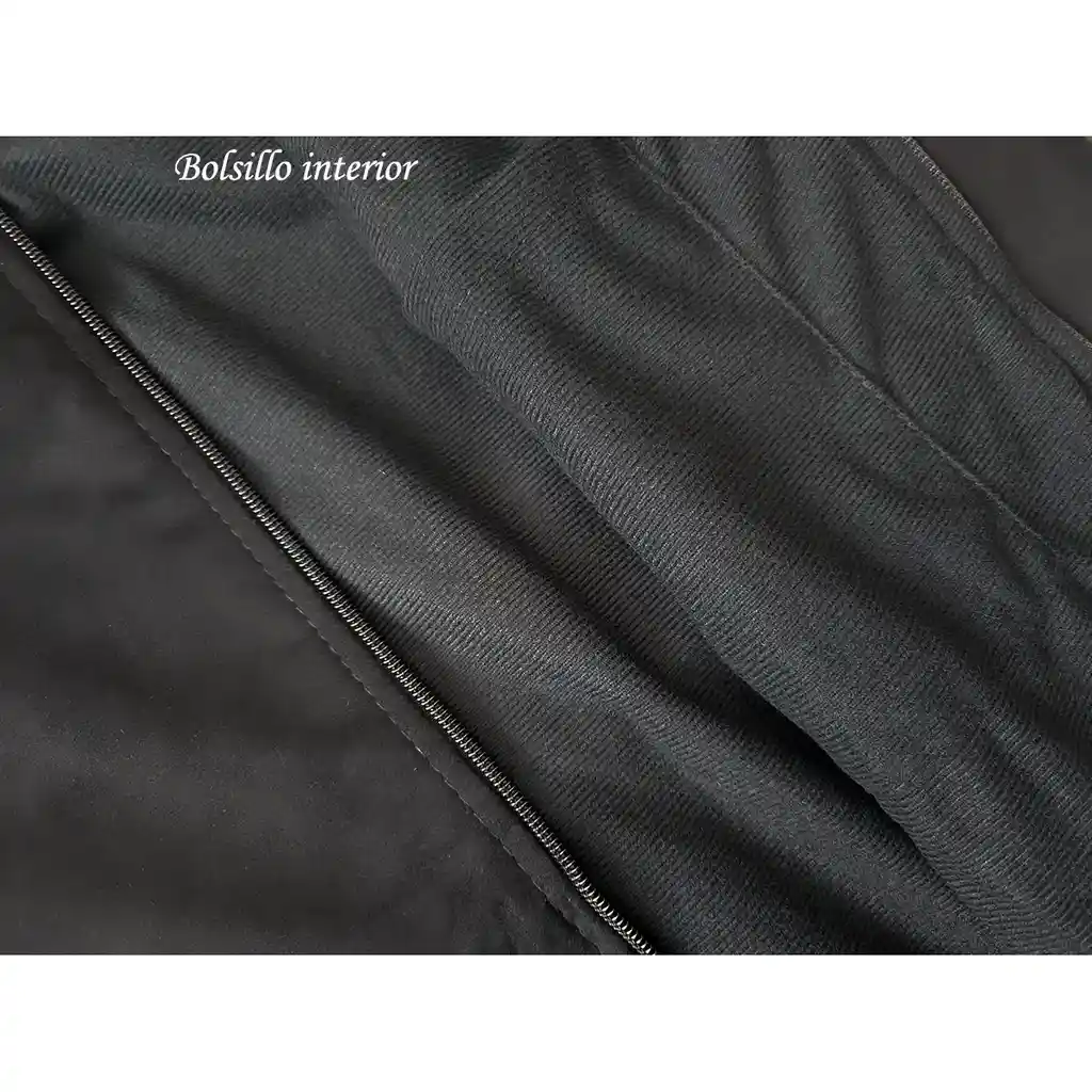 Chaqueta Hombre Gamuza Sintetica Beisbolera Casual