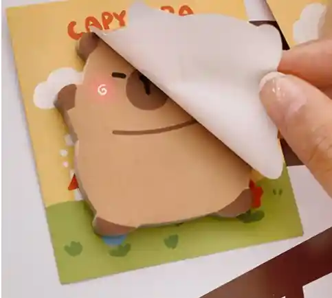 Post It Notas Adhesivas Con Diseño Capybara