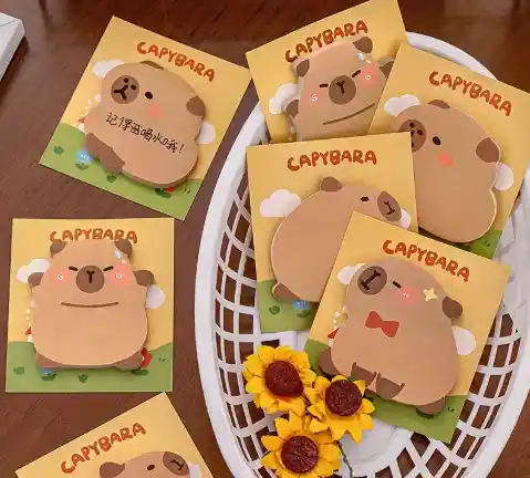 Post It Notas Adhesivas Con Diseño Capybara