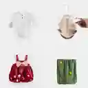 Ganchos De Ropa Niños Bebés X20 Unidades Color Blanco