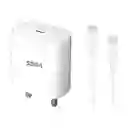 Cargador Con Cable Usb-c | Seisa Sq-p02cc 20 W – Carga Rápida