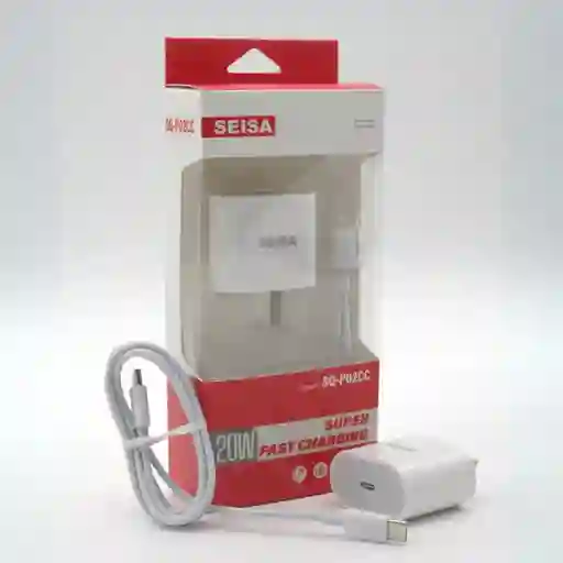 Cargador Con Cable Usb-c | Seisa Sq-p02cc 20 W – Carga Rápida