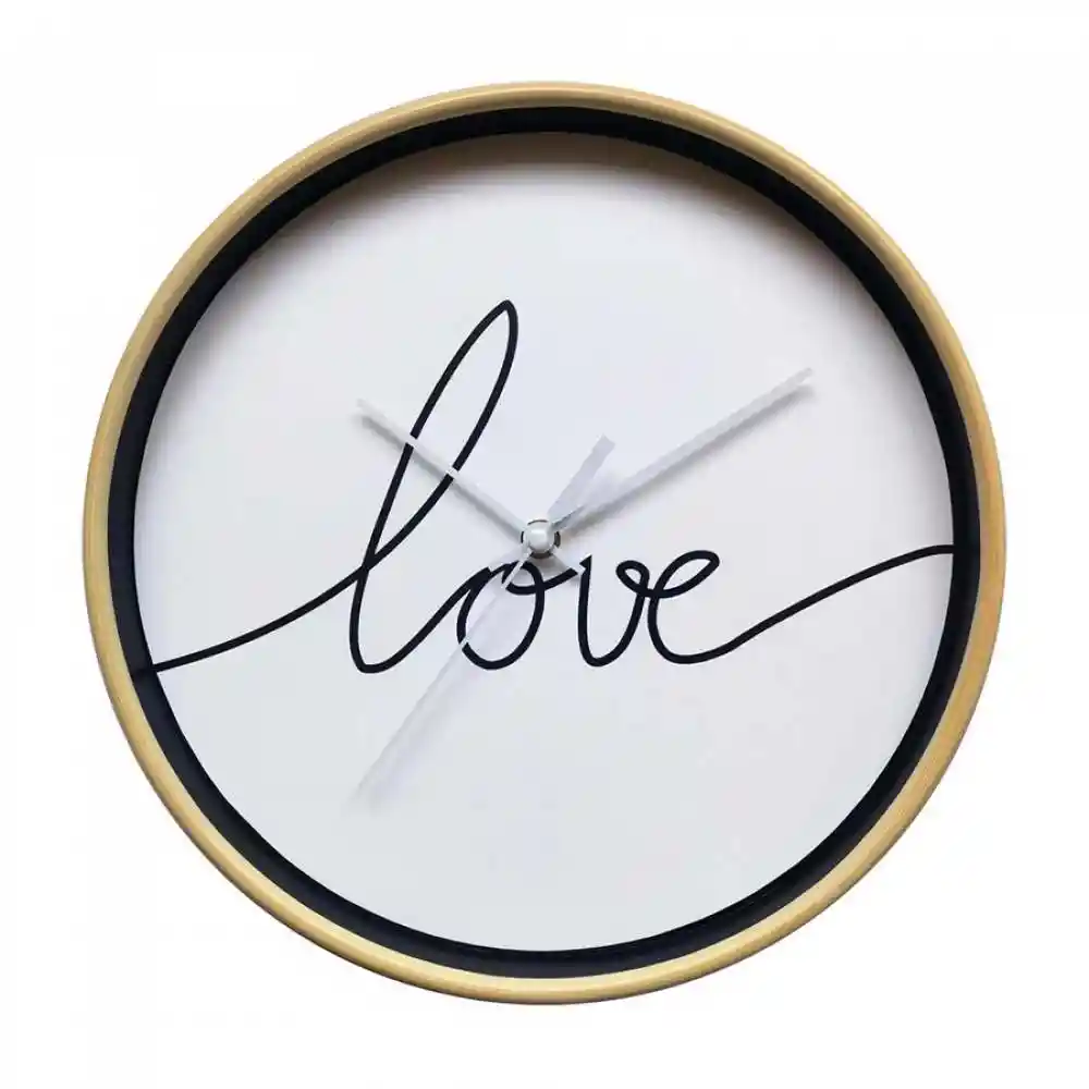 Reloj Pared Concepts Boho 30x30cm Blanco